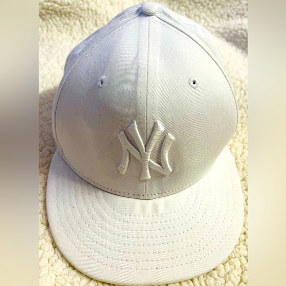 New era new york yankees white primary logo basic cap - Picture 1 of 9